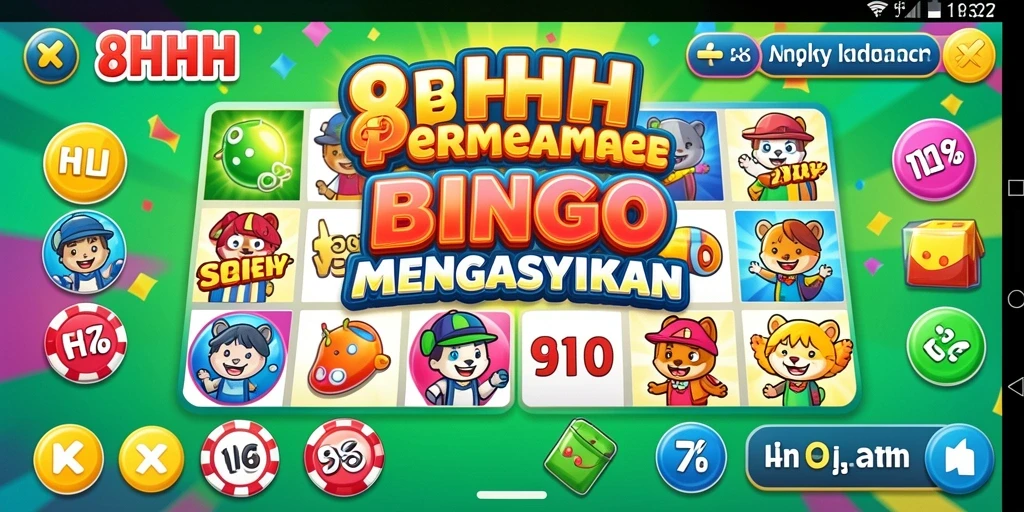 Screenshot utama 8HHH menampilkan gameplay yang seru dan interaktif.