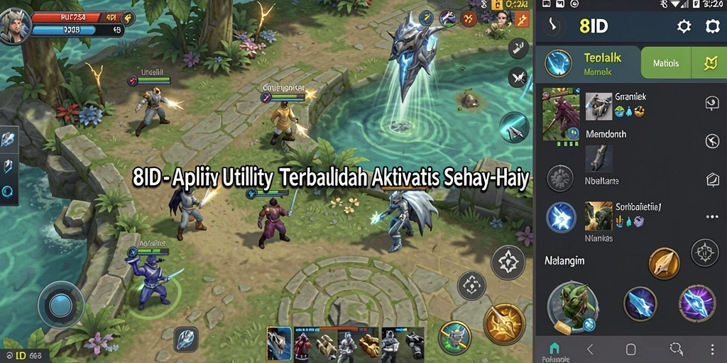 Tampilan screenshot utama 8ID yang menunjukkan antarmuka aplikasi Utility.