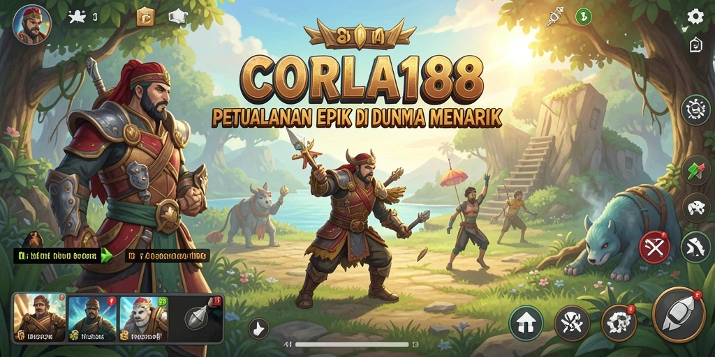 Tampilan gameplay <strong>CORLA188</strong> yang penuh aksi dan petualangan seru.
