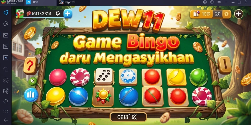 Tangkapan layar dari gameplay DEWI11 yang menampilkan keseruan Bingo.