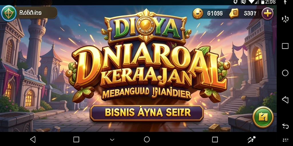 Tampilan gameplay DUNIAROYAL yang menarik dan penuh strategi.