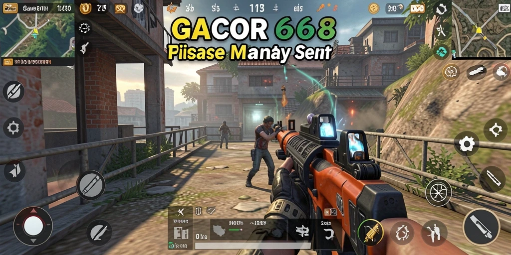 Gameplay seru dalam GACOR668 dengan aksi tembak-menembak yang mendebarkan.