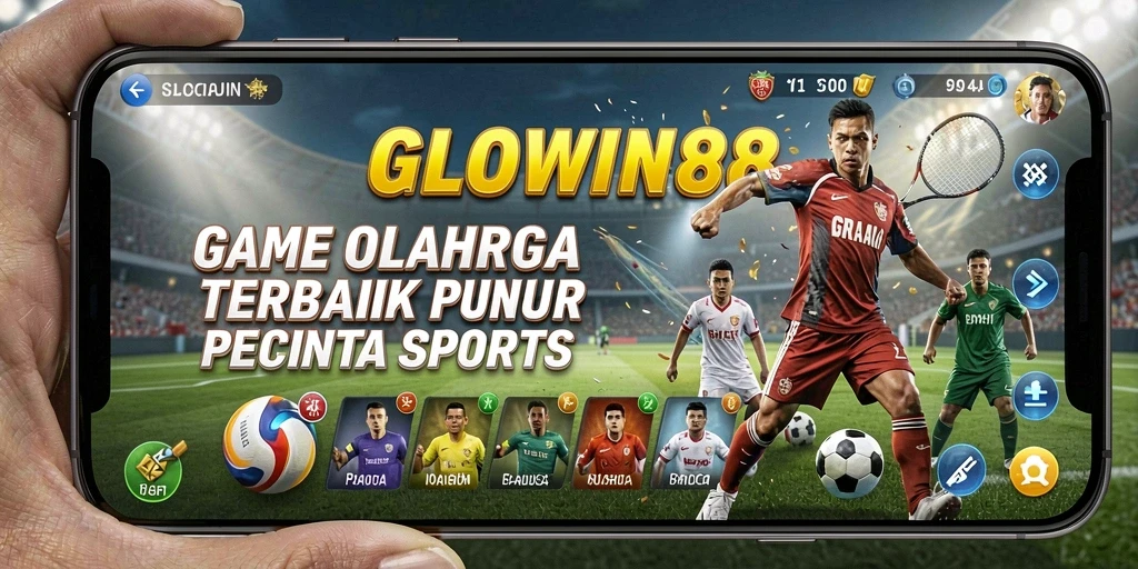 Tampilan gameplay seru dari GLOWIN88 dalam aksi olahraga.
