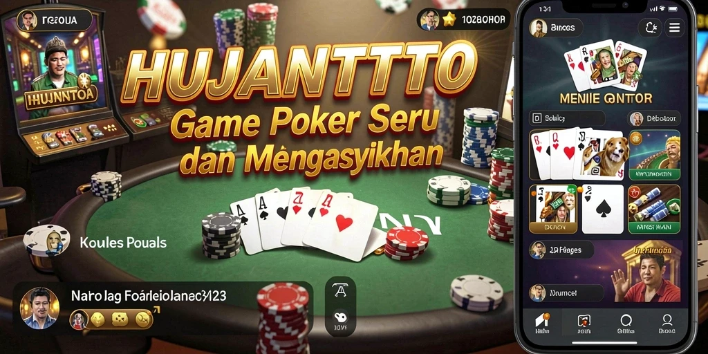 Tampilan gameplay HUJANTOTO yang seru dan menegangkan.