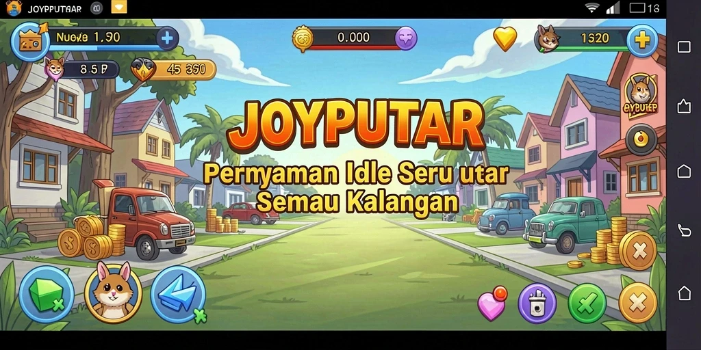 Tampilan gameplay <strong>JOYPUTAR</strong> yang seru dan menghibur.