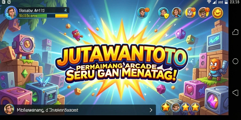 Tampilan seru gameplay JUTAWANTOTO yang penuh tantangan.