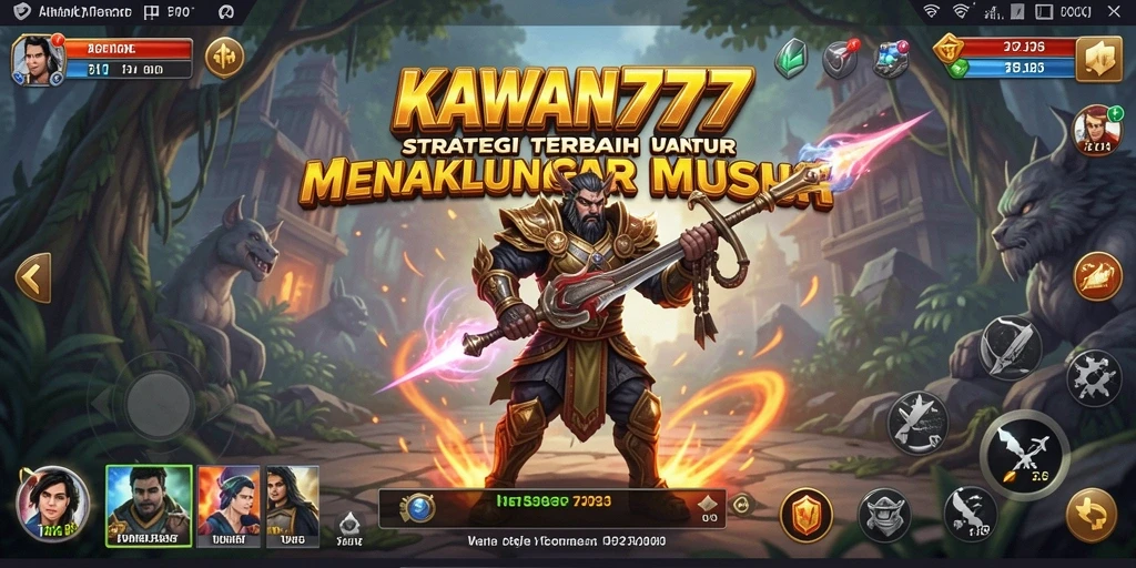 Tampilan gameplay menegangkan dari KAWAN777 dengan strategi mendalam.