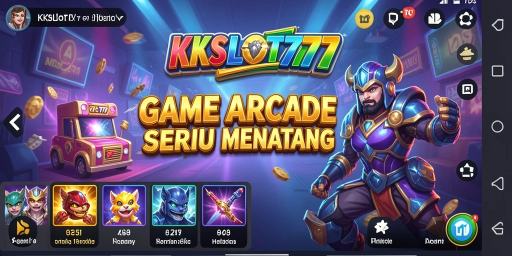 Screenshot menunjukkan gameplay seru KKSLOT777 dengan aksi yang dinamis.