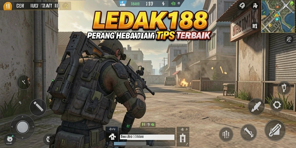 Screenshot menampilkan tindakan mendebarkan dalam game TPS LEDAK188.