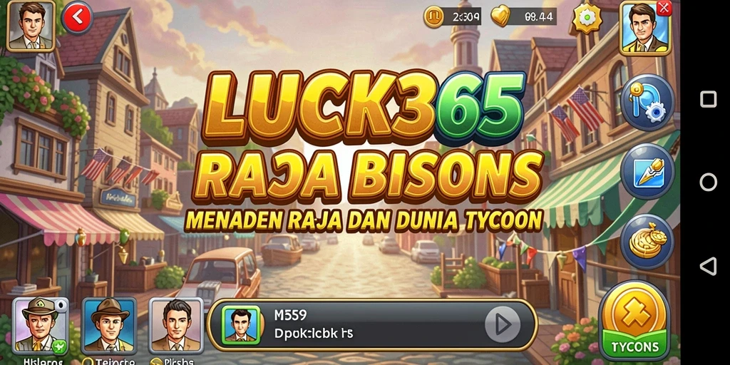 Tangkapan layar dari gameplay menarik LUCK365 yang menampilkan emosi dan strategi dalam bisnis.