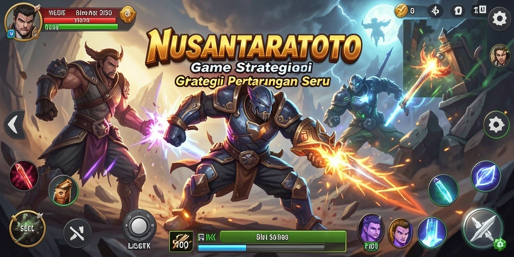 Screenshot NUSANTARATOTO menampilkan aksi strategis yang mendebarkan.