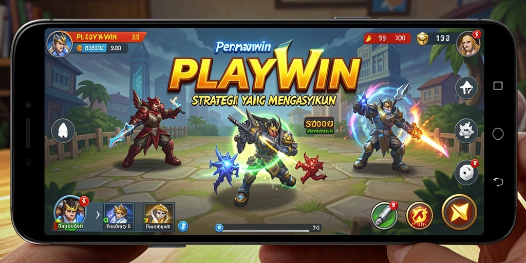Screenshot gameplay <strong>PLAYWIN</strong> memperlihatkan aksi strategi yang mendebarkan.