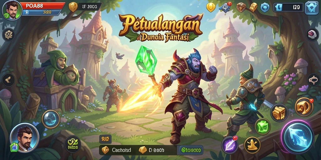 Tangkapan layar menunjukkan gameplay Adventure yang mendebarkan.