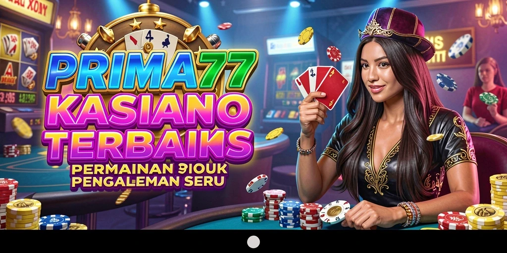 Tampilan utama gameplay PRIMA77 dengan grafis memukau dan pengalaman kasino yang menyenangkan.