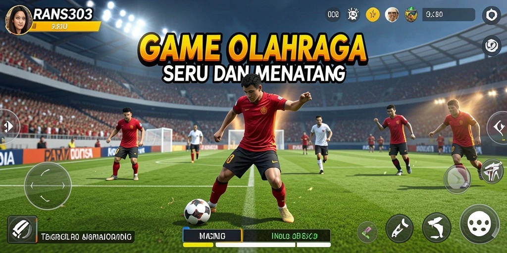 Tampilan gameplay RANS303 dengan aksi olahraga yang mendebarkan.