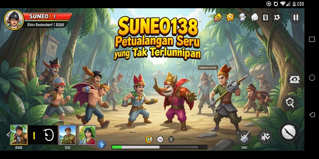 Tampilan seru dari gameplay SUNEO138 saat menjelajahi dunia petualangan.