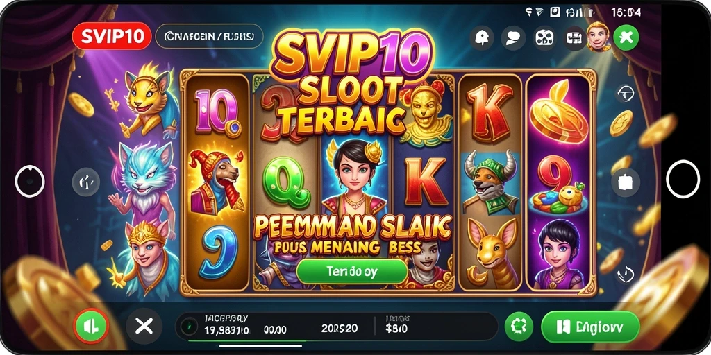 Tampilan gameplay SVIP10 dengan beragam tema dan fitur menarik.