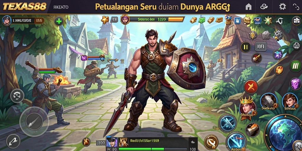 Tampilan gameplay seru dan mendebarkan di TEXAS88.