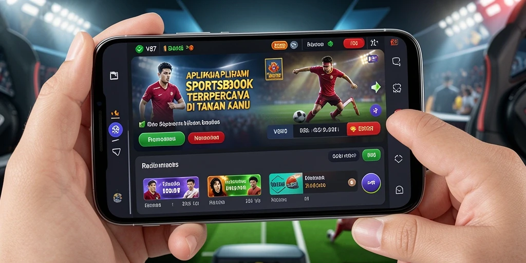 Tampilan menarik dari gameplay Sportsbook V87 yang dinamis.