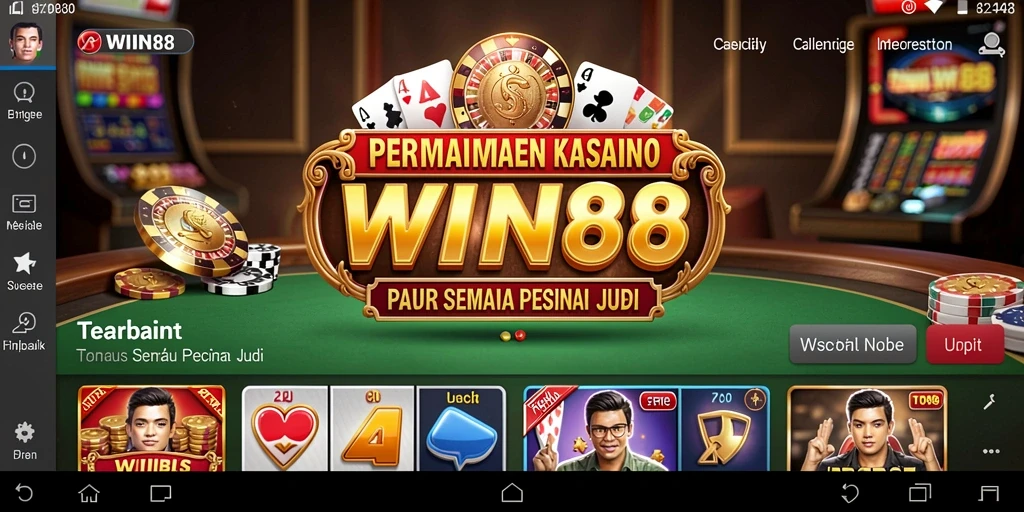Tampilan menarik dari permainan Kasino di WIN88.